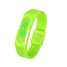 Mens Womens Digital Watches Rubber LED Date Bracelet Dress Clock Watch Relogio Feminino CF