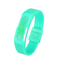 Mens Womens Digital Watches Rubber LED Date Bracelet Dress Clock Watch Relogio Feminino CF