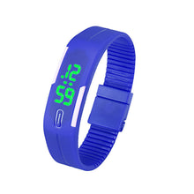 Mens Womens Digital Watches Rubber LED Date Bracelet Dress Clock Watch Relogio Feminino CF