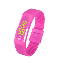 Mens Womens Digital Watches Rubber LED Date Bracelet Dress Clock Watch Relogio Feminino CF