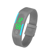Mens Womens Digital Watches Rubber LED Date Bracelet Dress Clock Watch Relogio Feminino CF