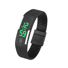 Mens Womens Digital Watches Rubber LED Date Bracelet Dress Clock Watch Relogio Feminino CF