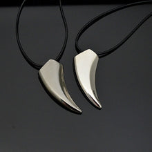 Necklace Stainless Steel Wolf Tooth Pendant Collar Necklaces Jewelry CF