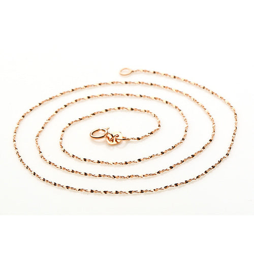 Necklace Women Lady's Pretty Sexy Starry Rose Gold Chain Necklaces Charm Jewelry Gift CF