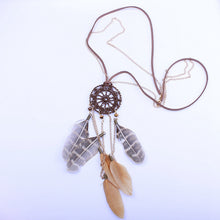 Necklaces Women Dreamcatcher feather handwoven necklaces long sweater Charm chain Jewelry Gift for girl CF