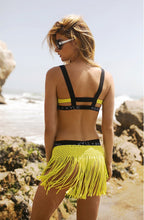 new BIKINI set Yellow Sexy Bandage Tank Swimwear For Women Letter Bikinis HD1 CF