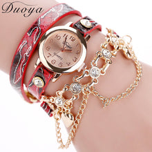 Bracelet Watch Women Luxury Heart Pendant Rhinestone Crystal Relogio Feminino Dress Clock CF