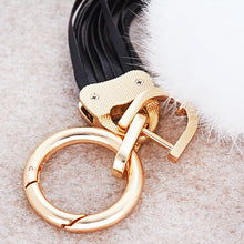 Key Chain Cute Keychain Bag Pendant Car Simulation Rabbit Fur Ball Ornaments Key Ring Chaveiro Llaveros Mujer CF
