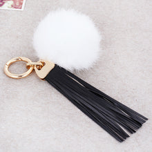 Key Chain Cute Keychain Bag Pendant Car Simulation Rabbit Fur Ball Ornaments Key Ring Chaveiro Llaveros Mujer CF