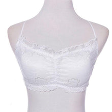 Lace Bra Top Wireless Brassiere Crop Top Sexy Spandex Bra Cami Bralette Tank Sexy lingerie CF