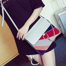 Luxury Rainbow Frosted Women Shoulder Bags Messenger Bag Small Square Package Chain Women's Handbags CF