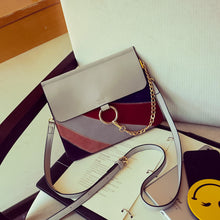 Luxury Rainbow Frosted Women Shoulder Bags Messenger Bag Small Square Package Chain Women's Handbags CF