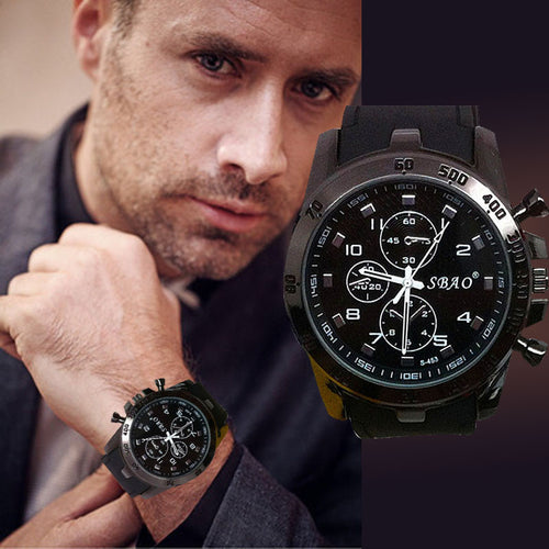 Luxury Watch Stainless Steel Sport Men's Watch Analog Quartz Hour Military Relogio Modern Men clock masculino CF