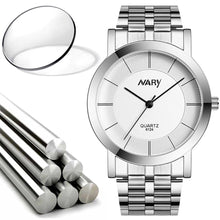 Luxury Watches Women Full Steel Watch Casual Dress Quartz Stainless Refined Steel Wrist Watch Mujer Montre CF