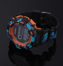 Men Boys Relogio Men LED Digital Date Military Sport Rubber Quartz Watch Alarm Electronic Clock for Men CF