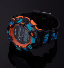 Men Boys Relogio Men LED Digital Date Military Sport Rubber Quartz Watch Alarm Electronic Clock for Men CF