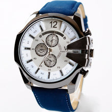 Men Business Watches Top Luxury Analog Steel Case Quartz Dial Military Army Wrist Watch Relogio Masculino CF