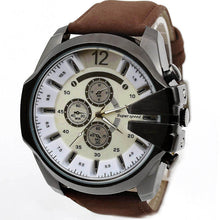 Men Business Watches Top Luxury Analog Steel Case Quartz Dial Military Army Wrist Watch Relogio Masculino CF