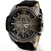 Men Business Watches Top Luxury Analog Steel Case Quartz Dial Military Army Wrist Watch Relogio Masculino CF