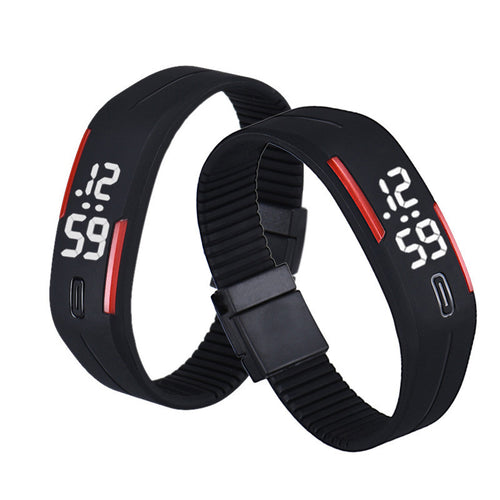 Men Women Silicone Watch LED Date Sports Bracelet Digital Wrist Watch Military Army Wrist Watch Relogio Casual Clock CF