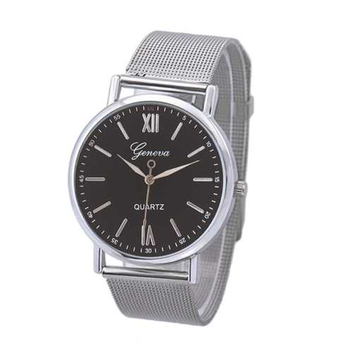 Men's Watches Luxury Stainless Steel Mesh Watch Watch Military Sports Watch Quartz Relogio Montre Homme CF