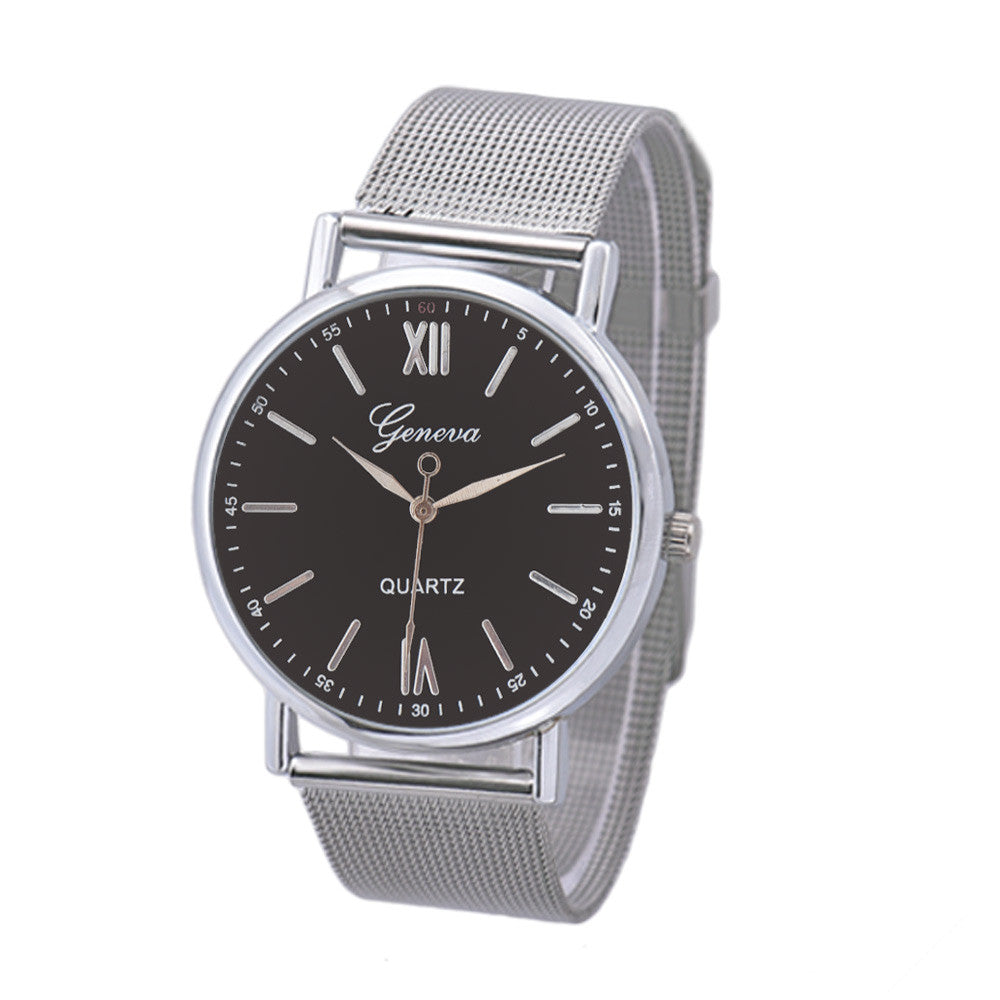 Men's Watches Luxury Stainless Steel Mesh Watch Watch Military Sports Watch Quartz Relogio Montre Homme CF