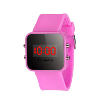 10 Colors Kids Watch LED Screen Digital Silicone Strap Girl Boy Relogio Quartz Sport Kids Wrist Watch CF