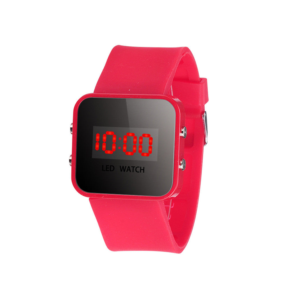 10 Colors Kids Watch LED Screen Digital Silicone Strap Girl Boy Relogio Quartz Sport Kids Wrist Watch CF