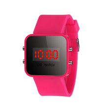 10 Colors Kids Watch LED Screen Digital Silicone Strap Girl Boy Relogio Quartz Sport Kids Wrist Watch CF
