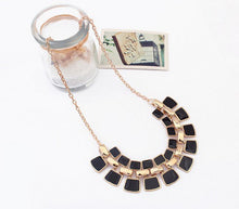 Necklaces Women Hollow Out Enamel Punk Statement Alloy statement necklace Gift CF