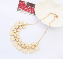 Necklaces Women Hollow Out Enamel Punk Statement Alloy statement necklace Gift CF