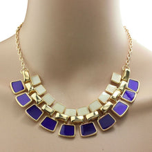 Necklaces Women Hollow Out Enamel Punk Statement Alloy statement necklace Gift CF