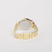 Gold Watch Women's Men's Watch Crystal Rhinestone Alloy Steel Analog Quartz Wrist Watch Casual Relogio CF