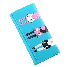 ArriveWallet Women Long Purse Cat Pattern PU Leather Coin Purses Wallets Card Holders Handbag Bolsa Feminina CF