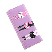 ArriveWallet Women Long Purse Cat Pattern PU Leather Coin Purses Wallets Card Holders Handbag Bolsa Feminina CF