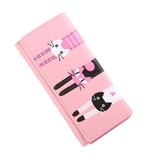 ArriveWallet Women Long Purse Cat Pattern PU Leather Coin Purses Wallets Card Holders Handbag Bolsa Feminina CF