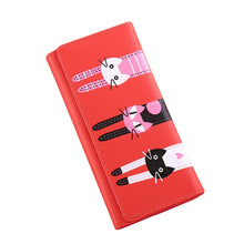 ArriveWallet Women Long Purse Cat Pattern PU Leather Coin Purses Wallets Card Holders Handbag Bolsa Feminina CF