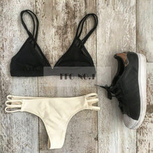 New Bandage Bikini Set Tassel Swimwear Swimsuit Retro Push Up Biquini Lace Swimwear Bikinis HF015 CF
