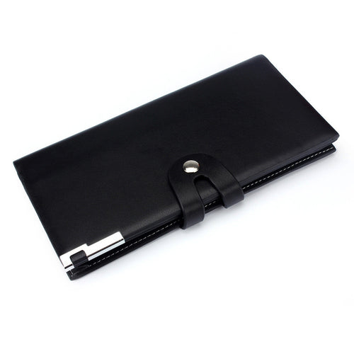 Black Long Wallets Men Bag Leather Wallet Purse Luxury s Design Leather Pu Men Wallets Busines Organizer Cartera CF