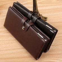 Black Long Wallets Men Bag Leather Wallet Purse Luxury s Design Leather Pu Men Wallets Busines Organizer Cartera CF
