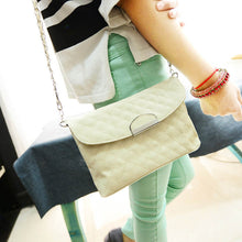 Bags Women Girl Leather Handbag Messenger Shoulder Bag Plaid Design Small Exquisite Sac for CF