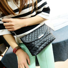 Bags Women Girl Leather Handbag Messenger Shoulder Bag Plaid Design Small Exquisite Sac for CF