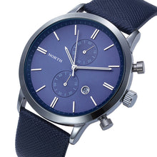Business Quartz watch Men sport Military Watches Men Leather Army Relogio clock Gold hours Complete Calendar CF