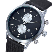 Business Quartz watch Men sport Military Watches Men Leather Army Relogio clock Gold hours Complete Calendar CF