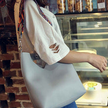 2 PCS Luxury Handbags Women Shoulder Bags Designer PU Leather Crossbody Bag Bolsos Femenina CF