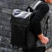 Backpack Women Men PU Leather Korean style Black School Bag Travel Satchel Rucksack Bolsa Feminina CF