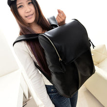 Backpack Women Men PU Leather Korean style Black School Bag Travel Satchel Rucksack Bolsa Feminina CF