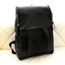 Backpack Women Men PU Leather Korean style Black School Bag Travel Satchel Rucksack Bolsa Feminina CF