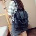 Backpack Women PU Leather Black Satchel Shoulder Korean School Rucksack Bags bolsa feminina CF