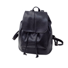 Backpack Women PU Leather Black Satchel Shoulder Korean School Rucksack Bags bolsa feminina CF